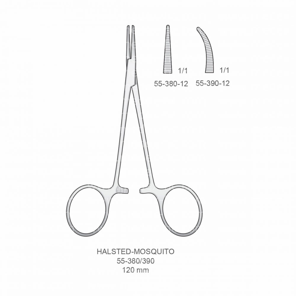 Micro-Halsted Hemostatic Forceps