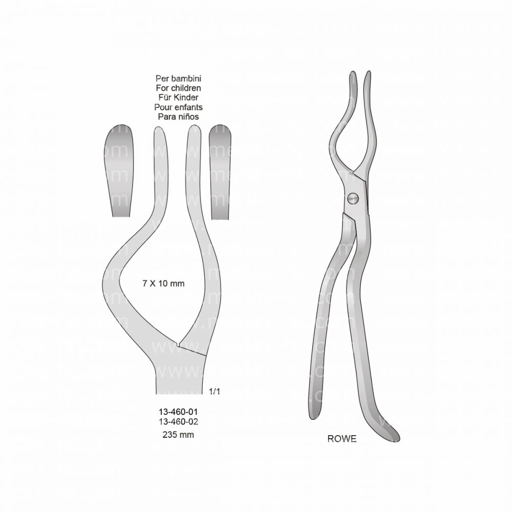 Rowe Bone Holding Forceps