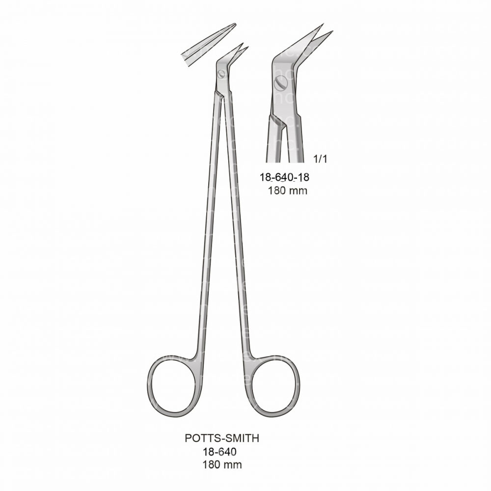 Potts-Smith Vascular Scissors