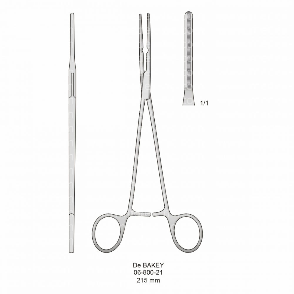 De Bakey Atraumatic Vessel Clamps