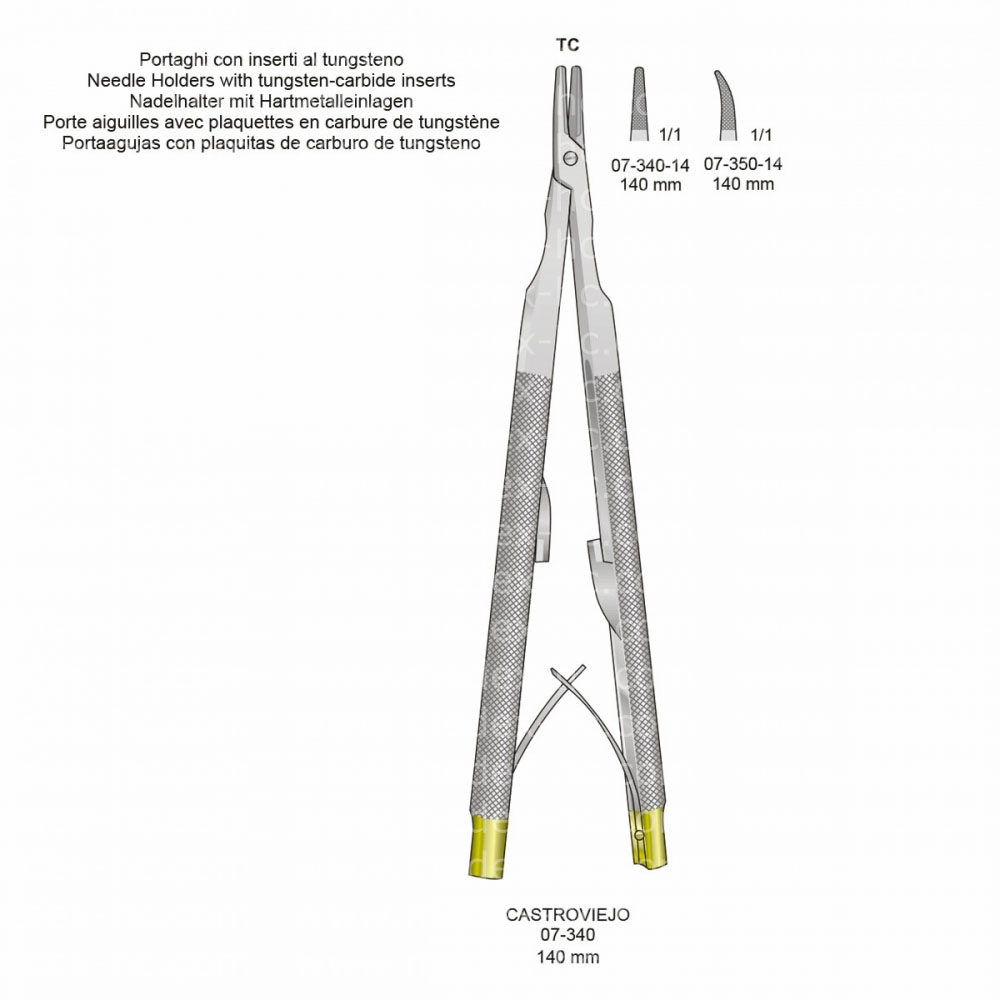 Castroviejo Needle Holders