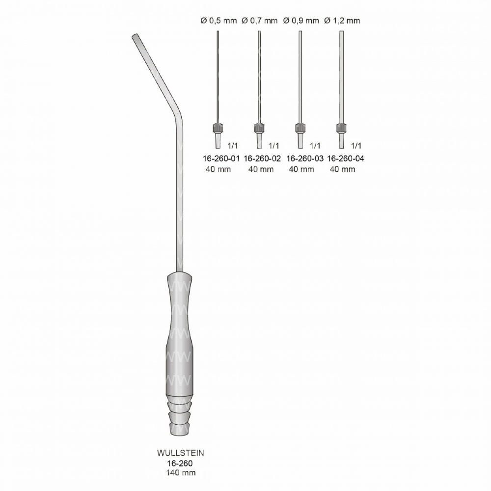 Wullstein Suction Tubes