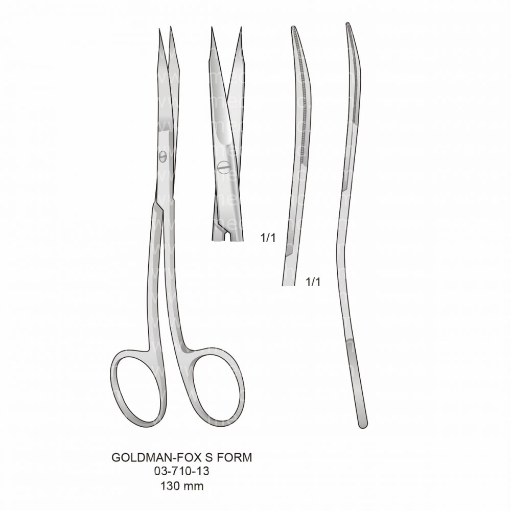 Goldman-Fox S Form  Delicate Scissor