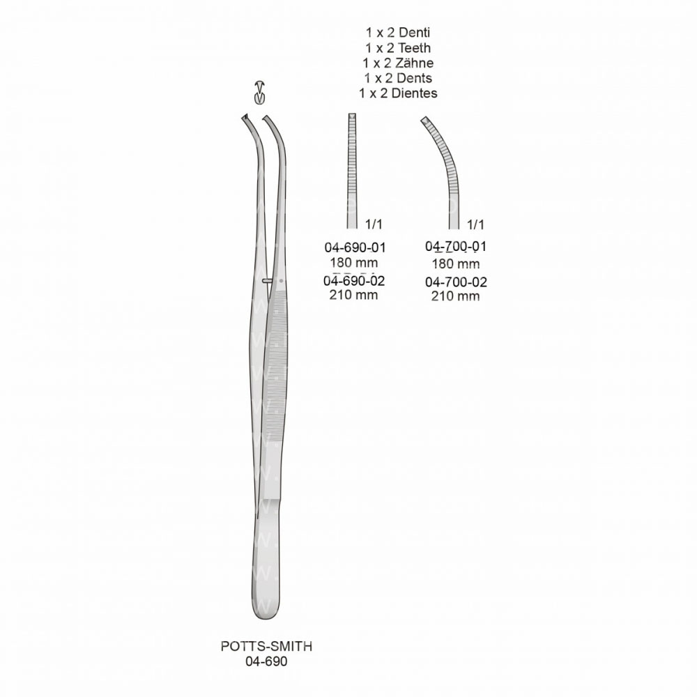 POTTS-SMITH Dressing Forceps