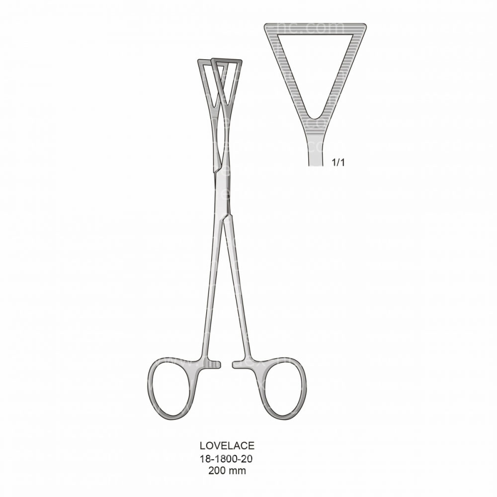 Lovelace Hemostatic Forceps