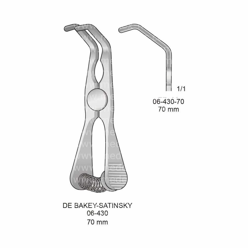 De Bakey-Satinsky Atrauma Bulldog Clamps