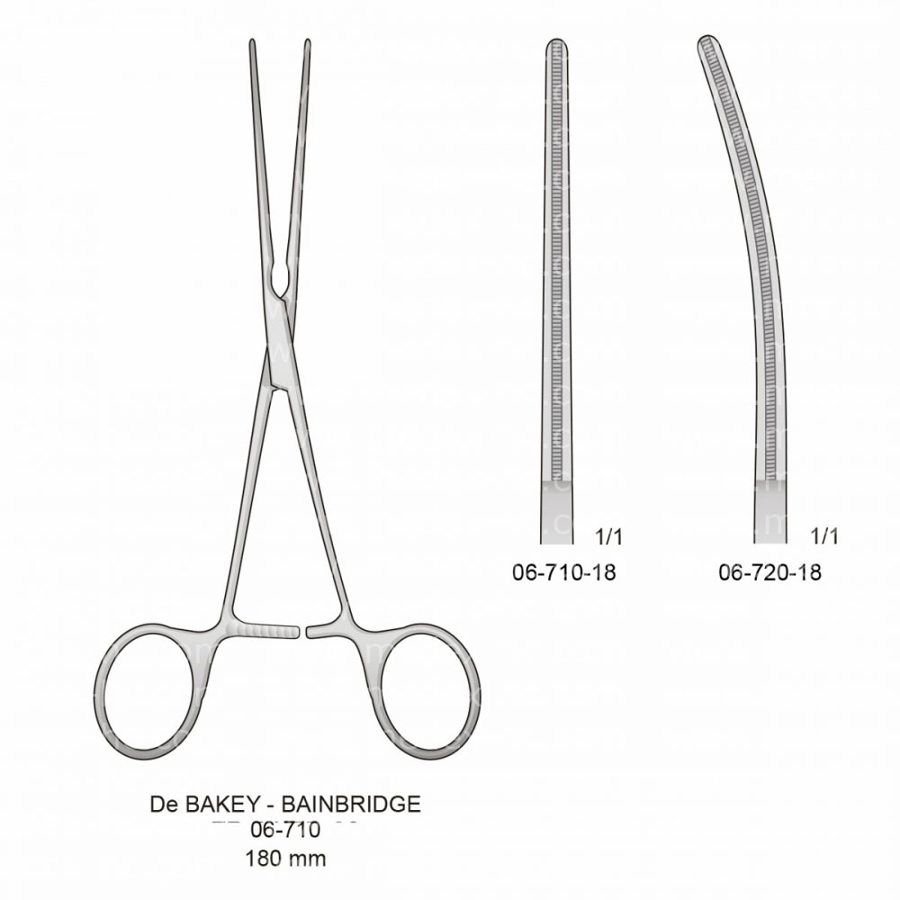 De Bakey - Bainbridge Atraumatic Vessel Clamps