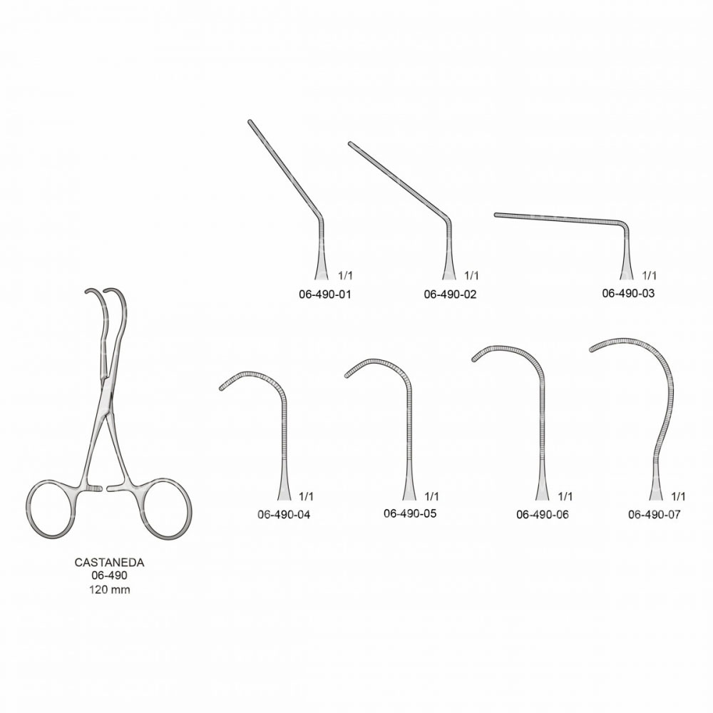 Castaneda Atrauma Vessel Clamps