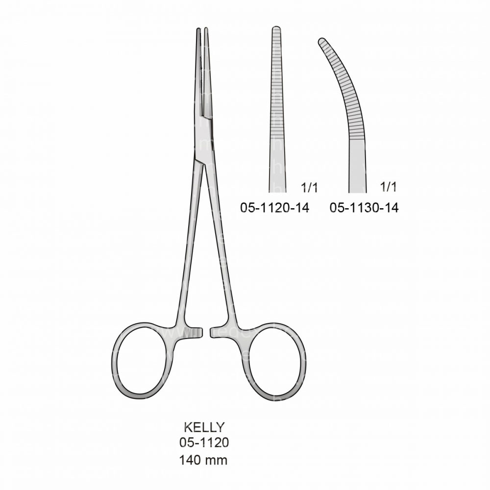 Kelly Hemostatic Forceps