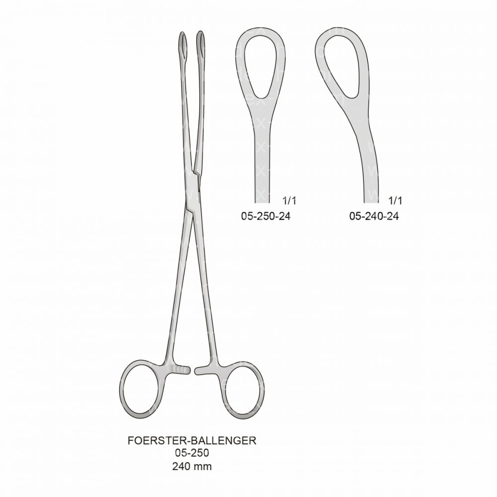 Foerster-Ballenger Sponge & Dressing Forceps