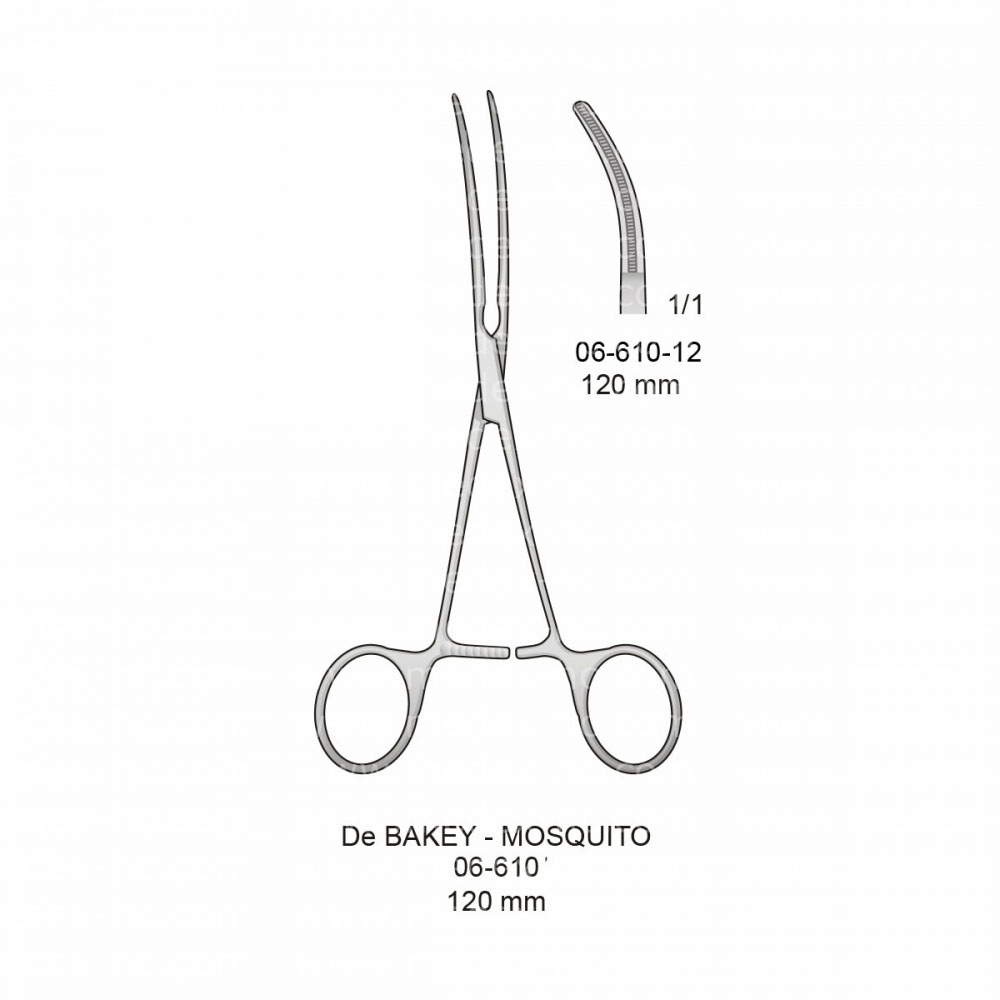 De Bakey - Mosquito Atraumatic Vessel Clamps