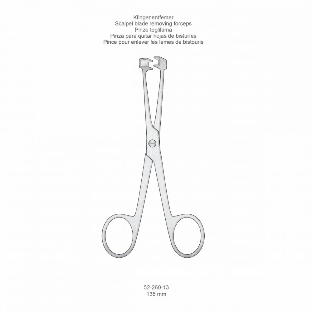 Scalpel blade removing forceps Scalpel Handles