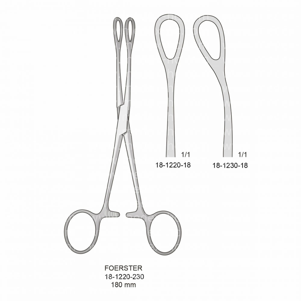 Foerster Sponge and Dressing Forceps