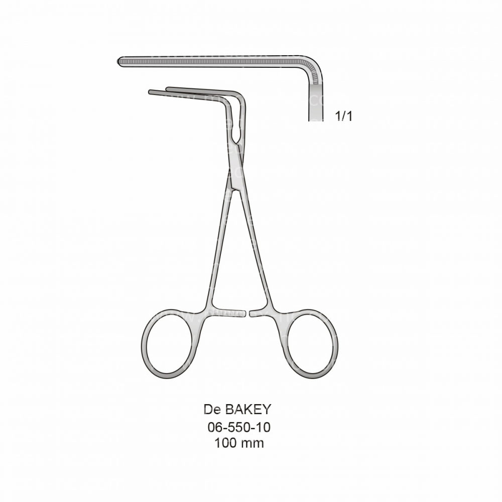 De Bakey Atraumatic Vessel Clamps