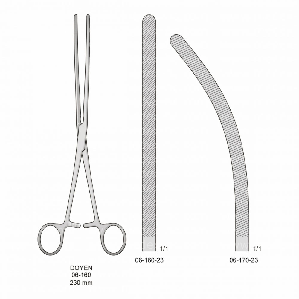 Doyen Intestinal Clamps Soft Elastic