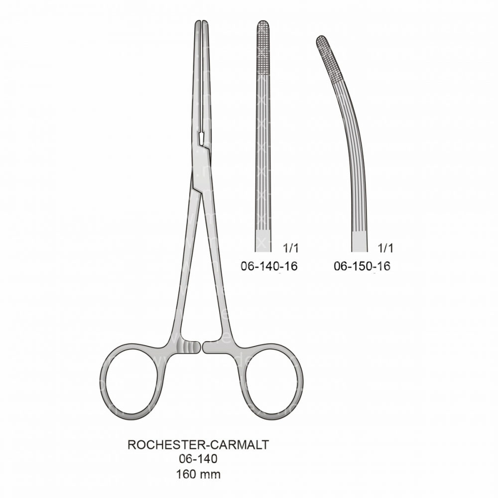 Rochester Carmalt Intestinal Clamps Soft Elastic