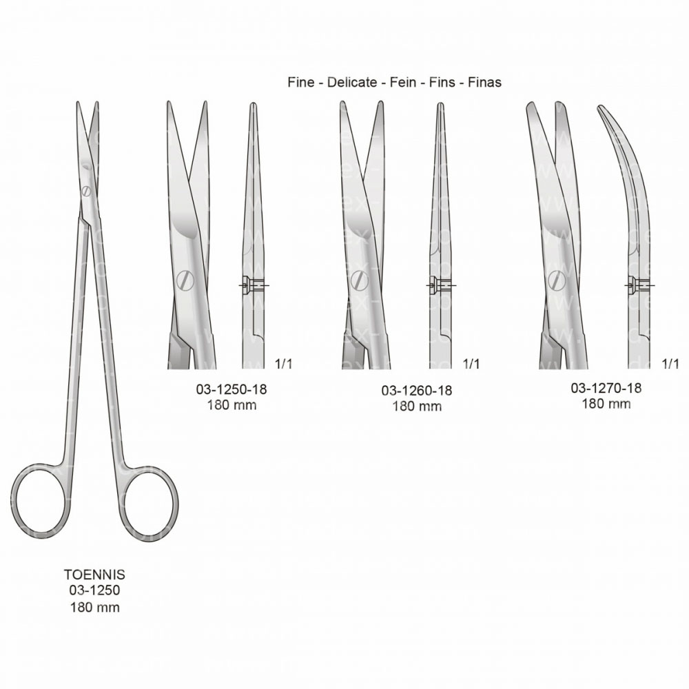 Toennis Operating Scissors