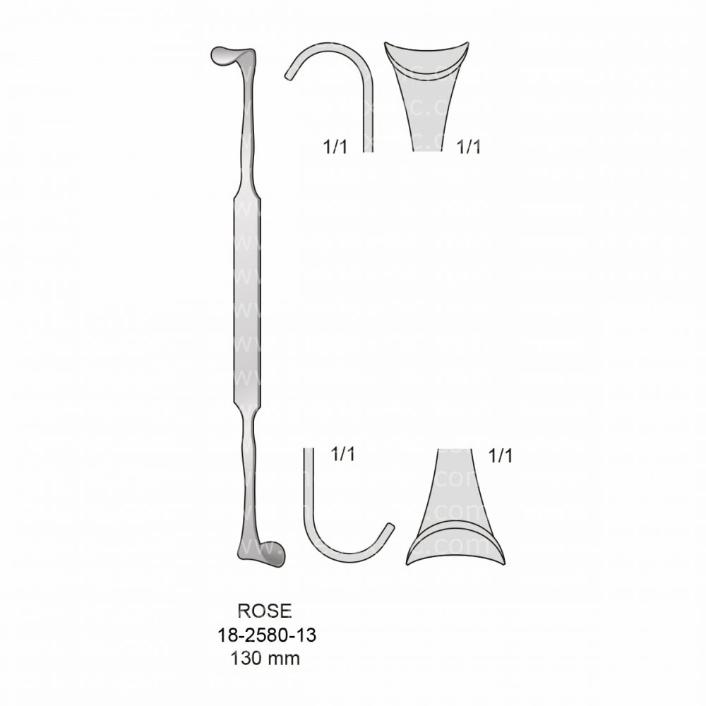 Rose Wound and Trachea Retractors