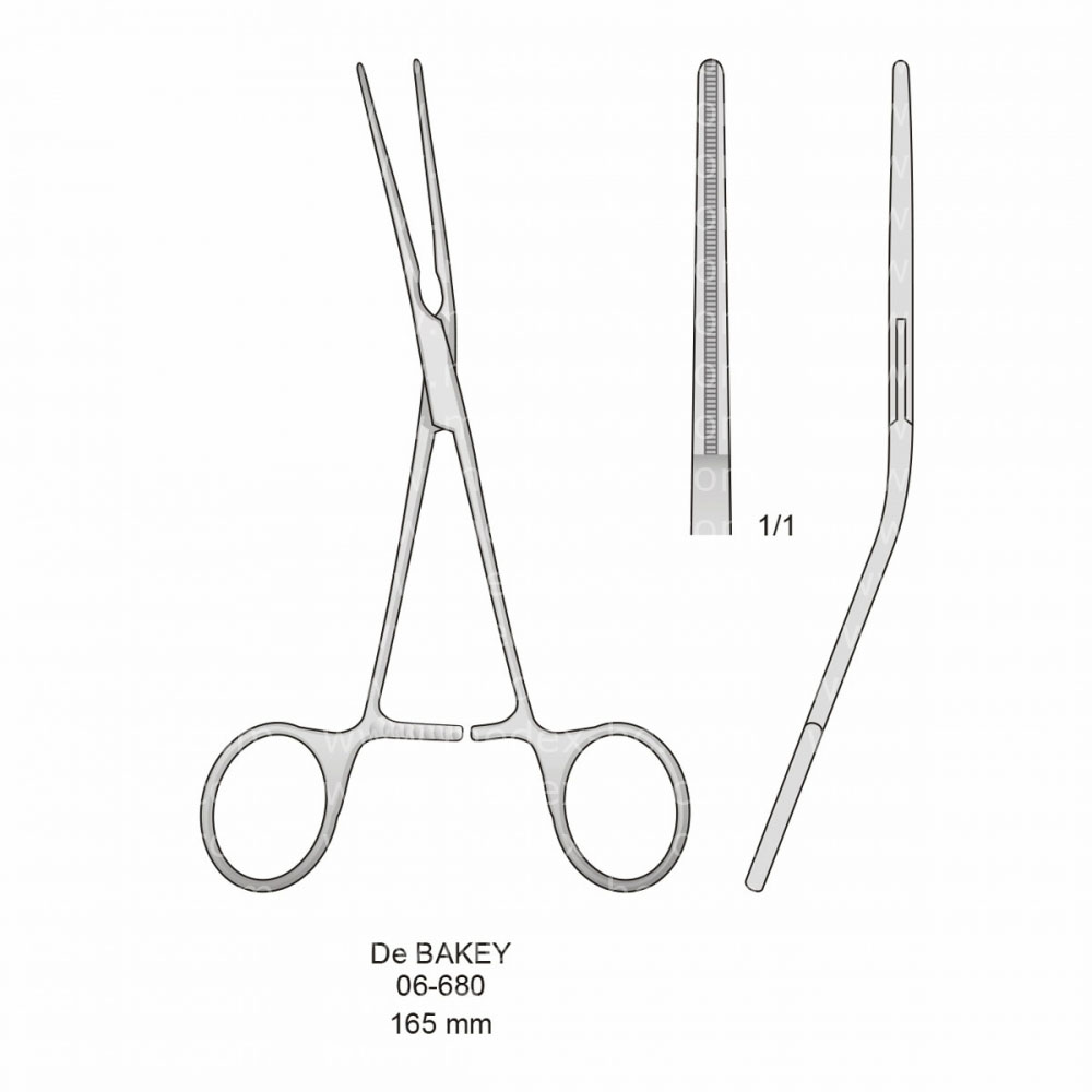 De Bakey Atraumatic Vessel Clamps