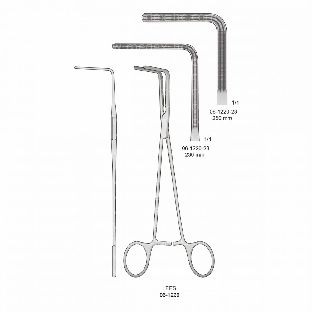 Lees Atraumatic Vessel Clamps