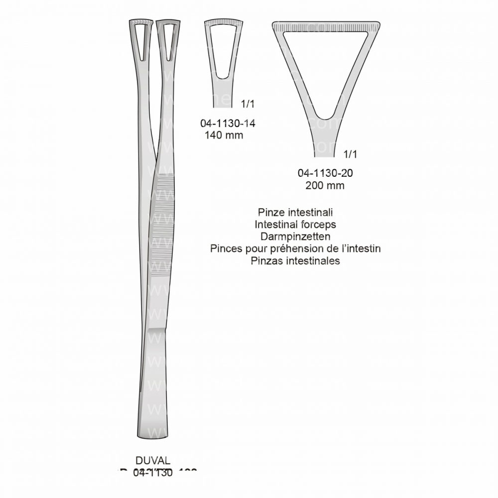 DUVAL Delicate Forceps