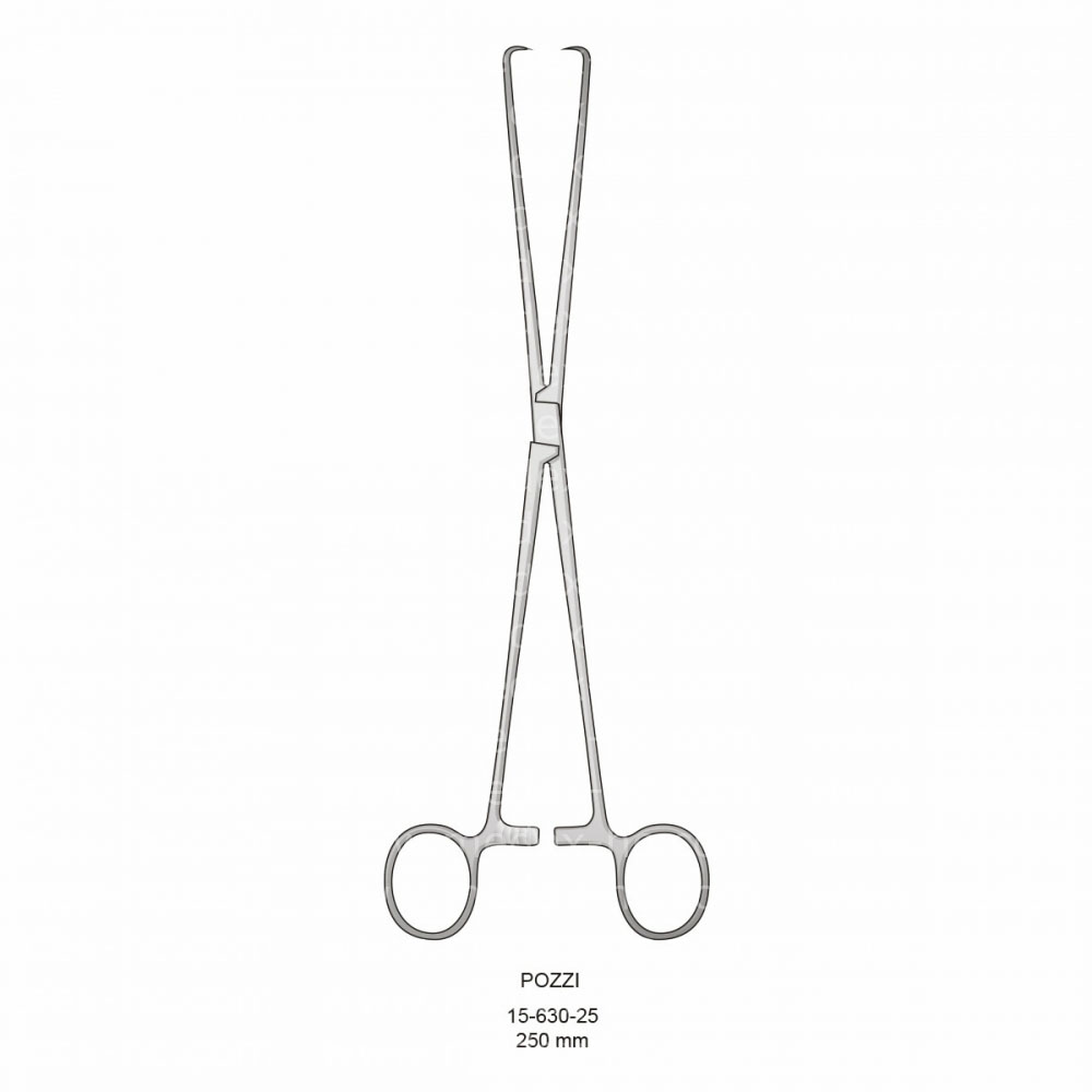 Pozzi Uterine Tenaculum Forceps