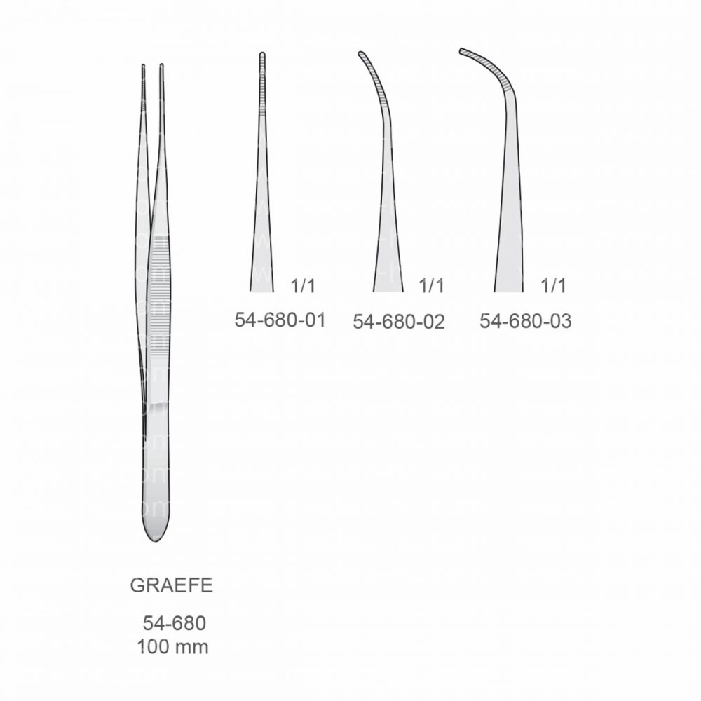 Graefe Delicate Forceps