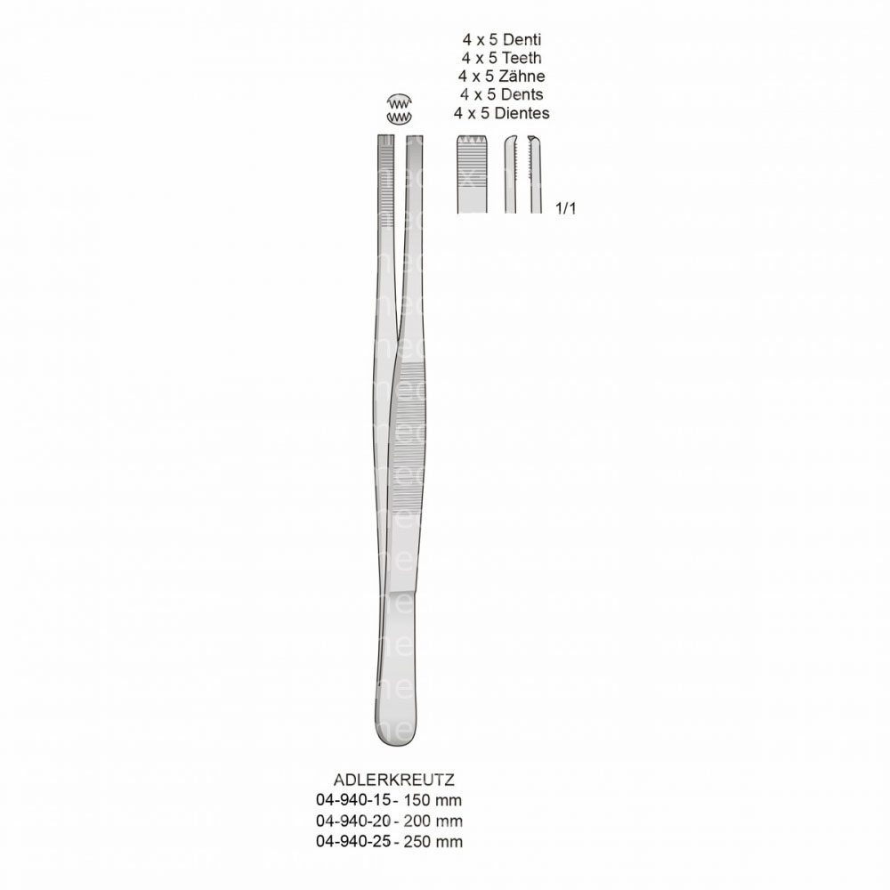 ADLERKREUTZ Tissue Forceps