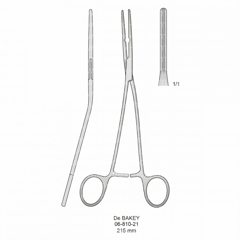 De Bakey Atraumatic Vessel Clamps