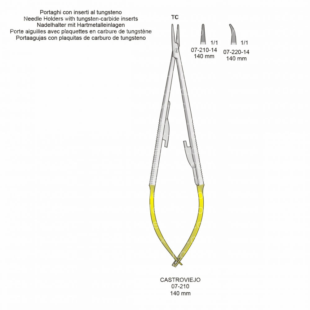 Castroviejo Micro Needle Holders