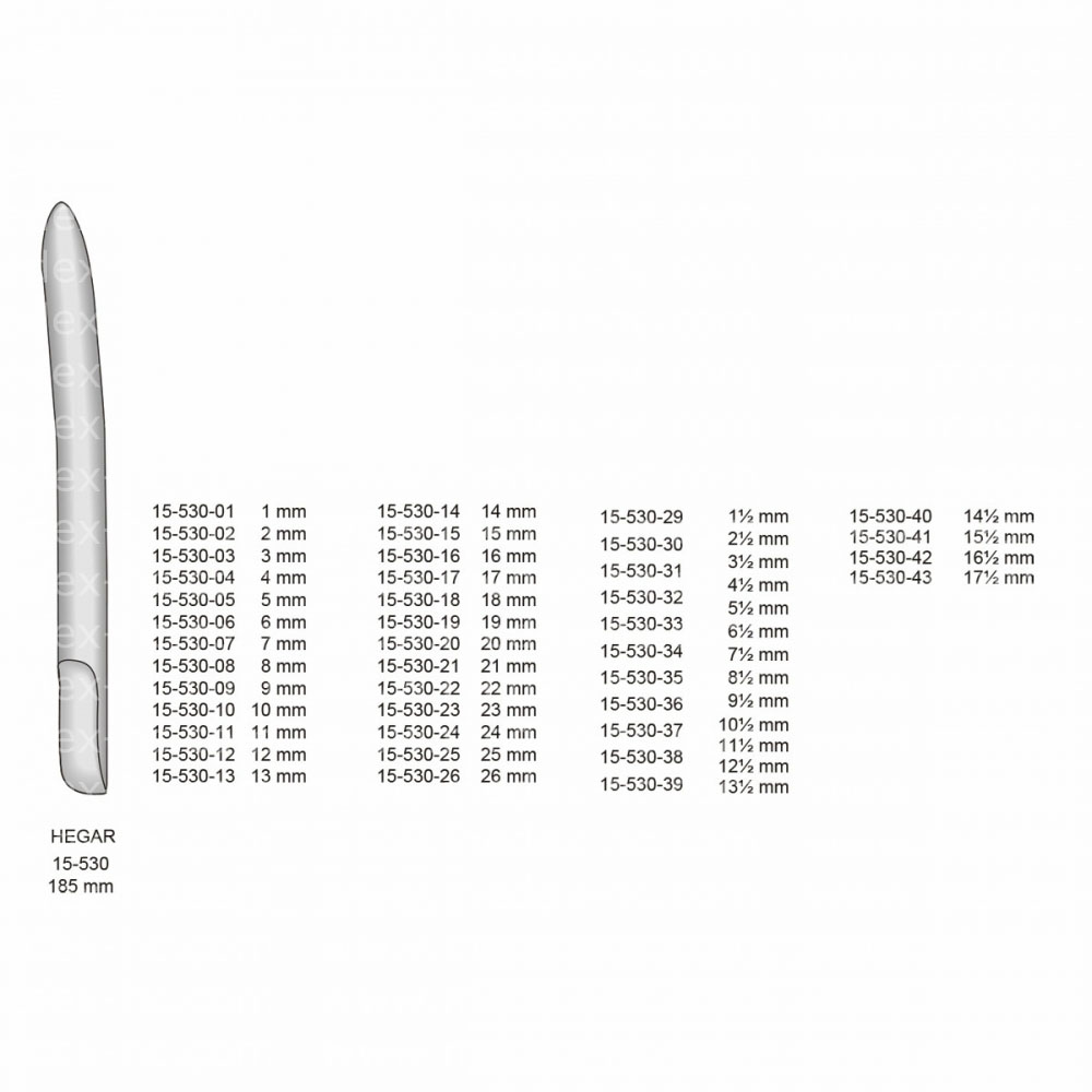 Hegar Uterine Dilatators