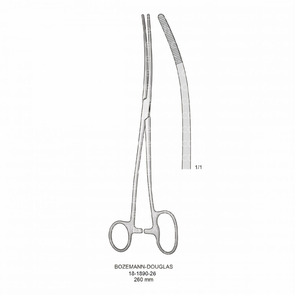 Bozemann-Douglas Hemostatic Forceps