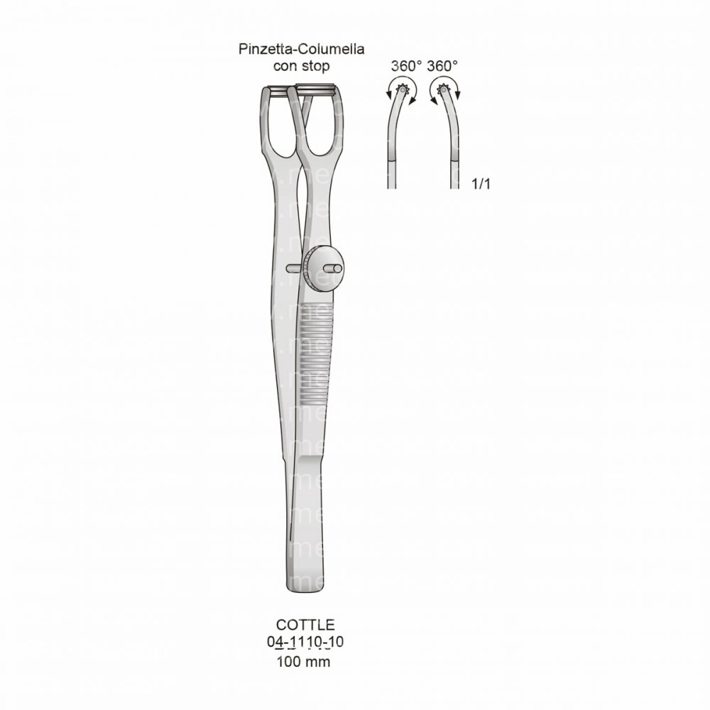 COTTLE Delicate Forceps