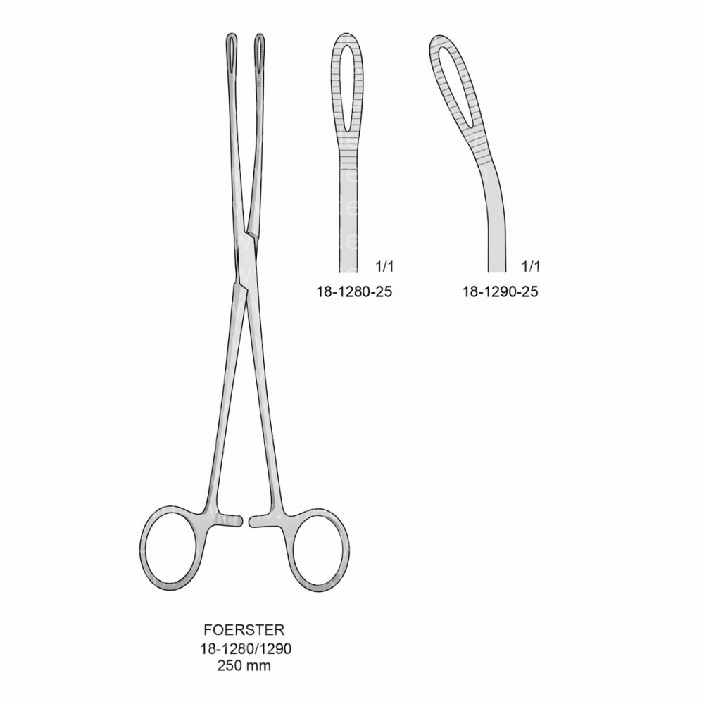 Foerster Sponge and Dressing Forceps