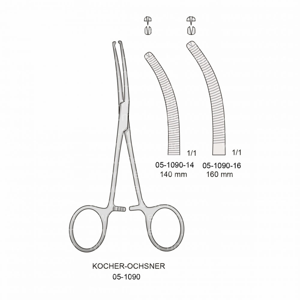 Kocher-Ochsner Hemostatic Forceps