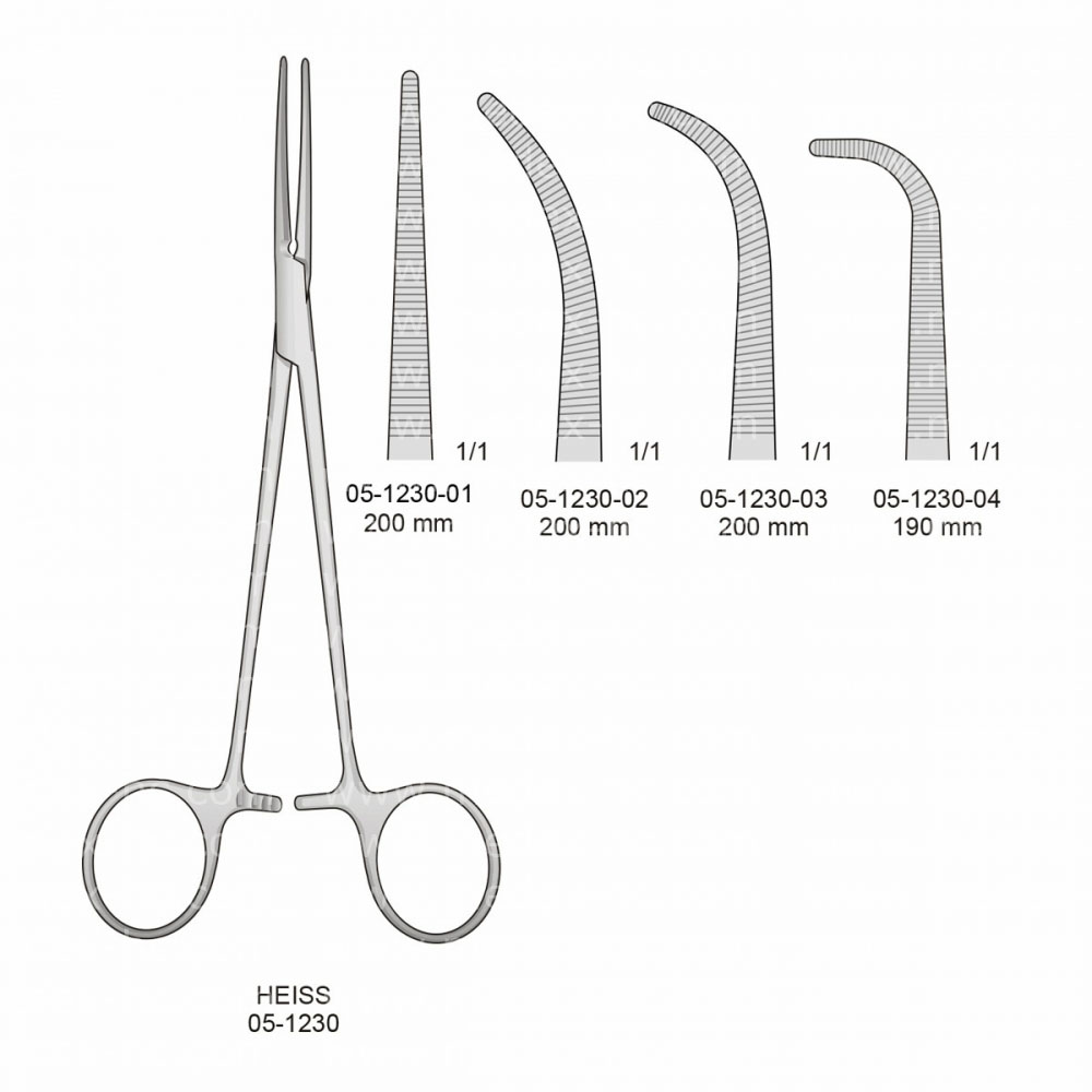 Heiss Hemostatic Forceps