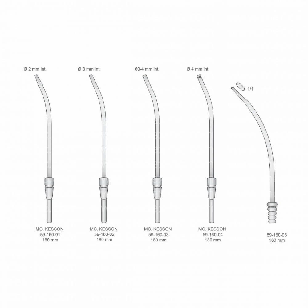 Mc. Kesson Suction Tubes 