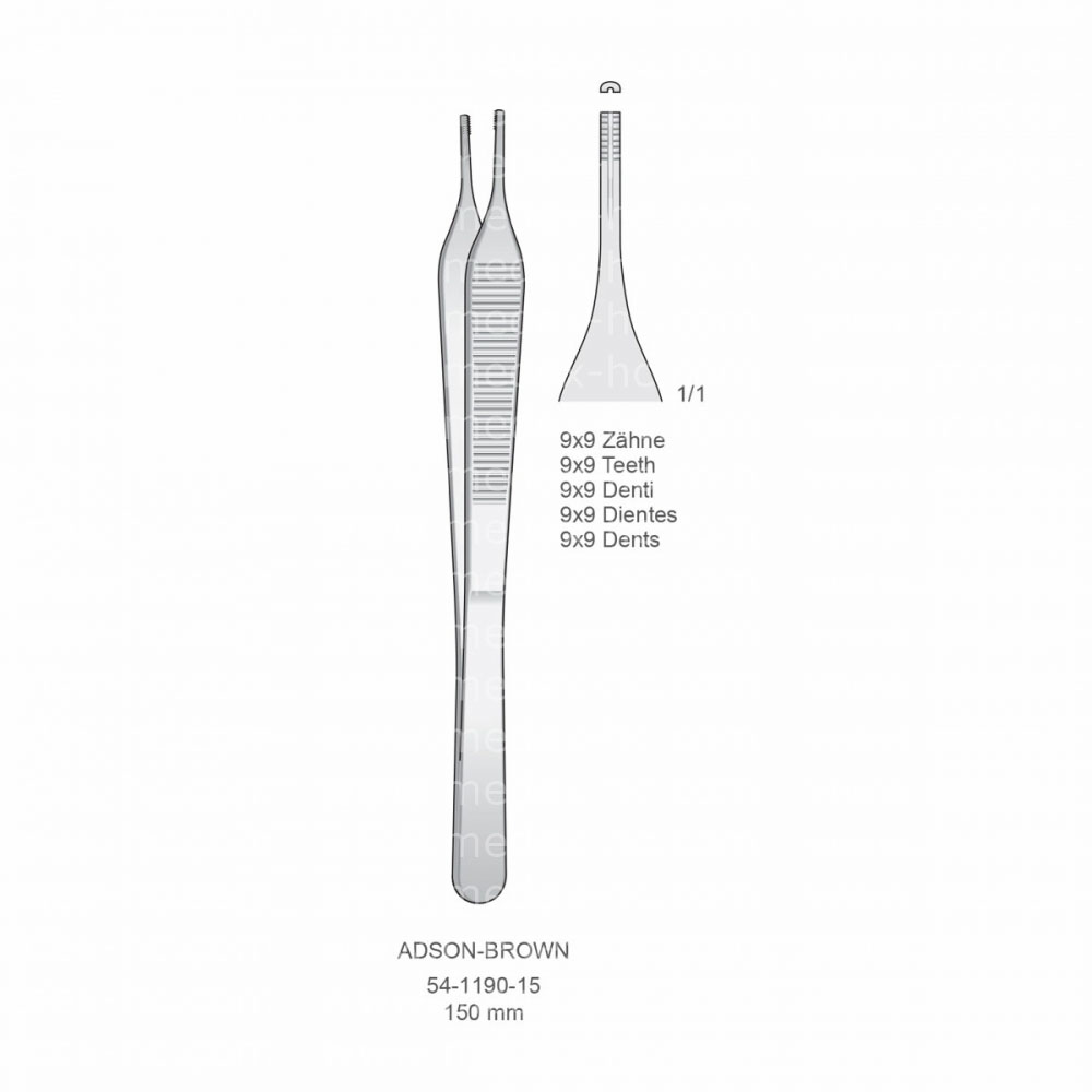 Adson-Brown Tissue Forceps 