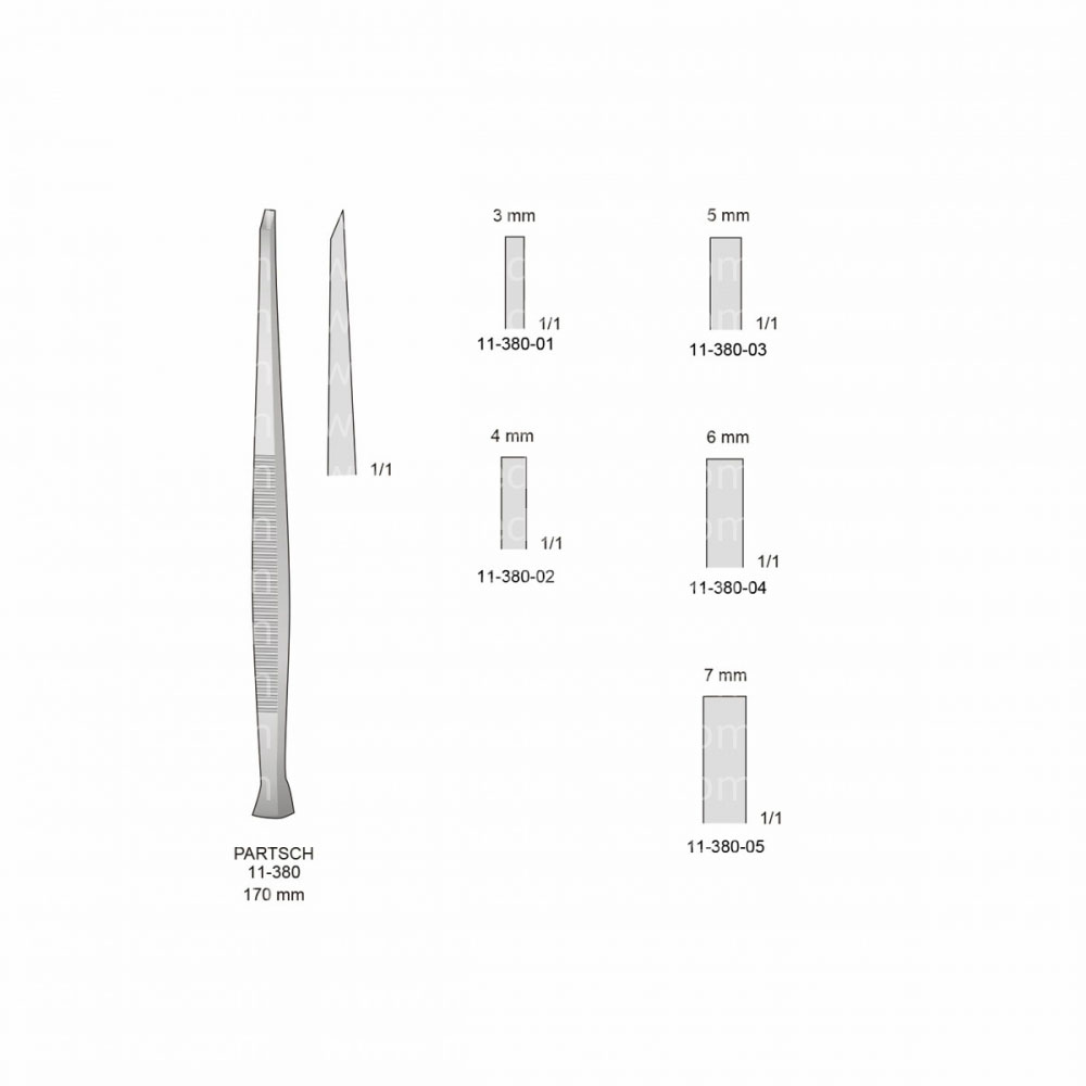 Partsch Osteotomes - Gouges