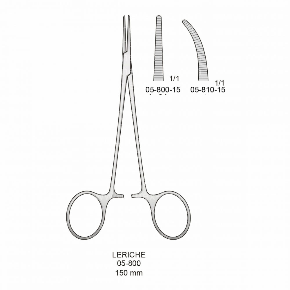 Leriche Hemostatic Forceps