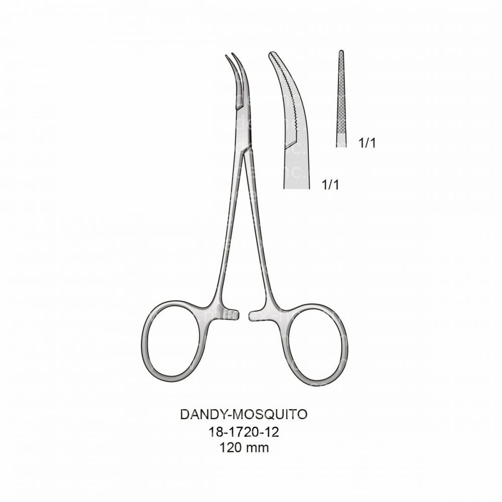 Dandy-Mosquito Sponge and Dressing Forceps