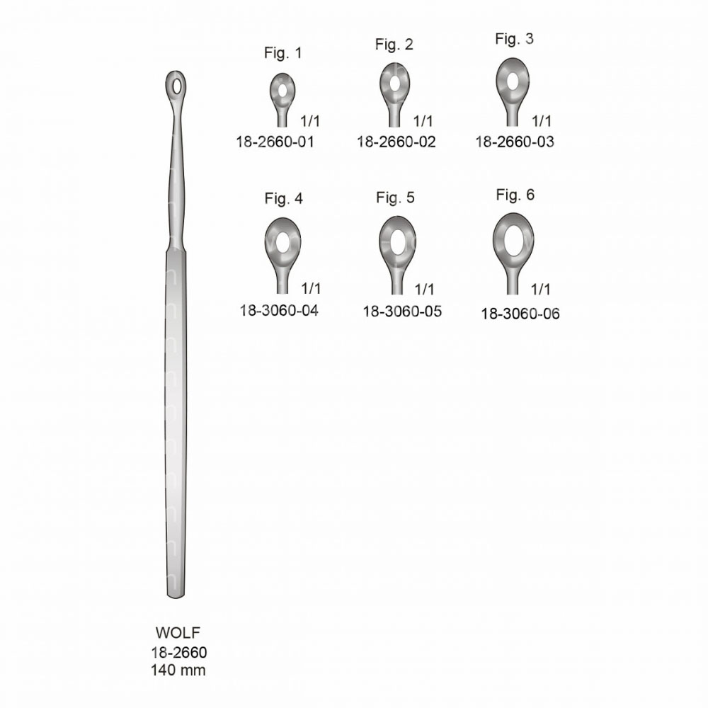 Wolf Wound and Trachea Retractors Comedo Extractors