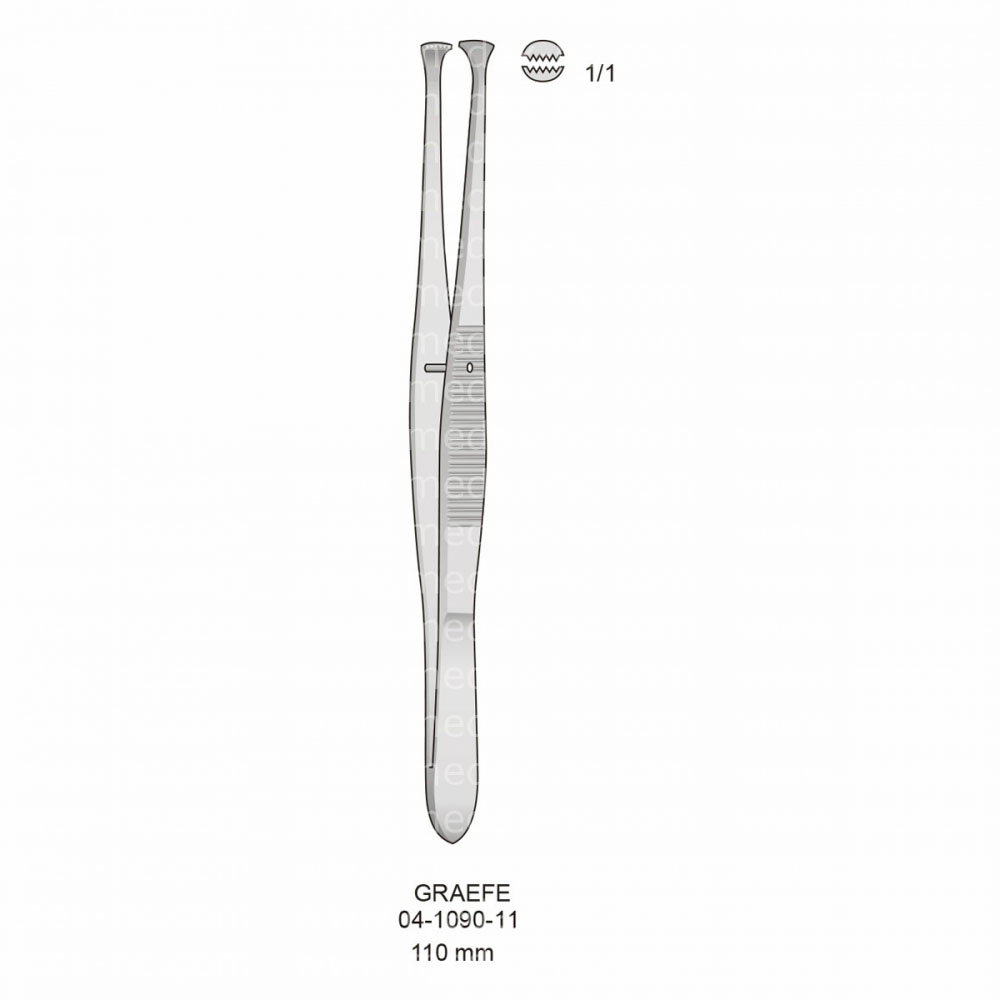 GRAEFE Delicate Forceps