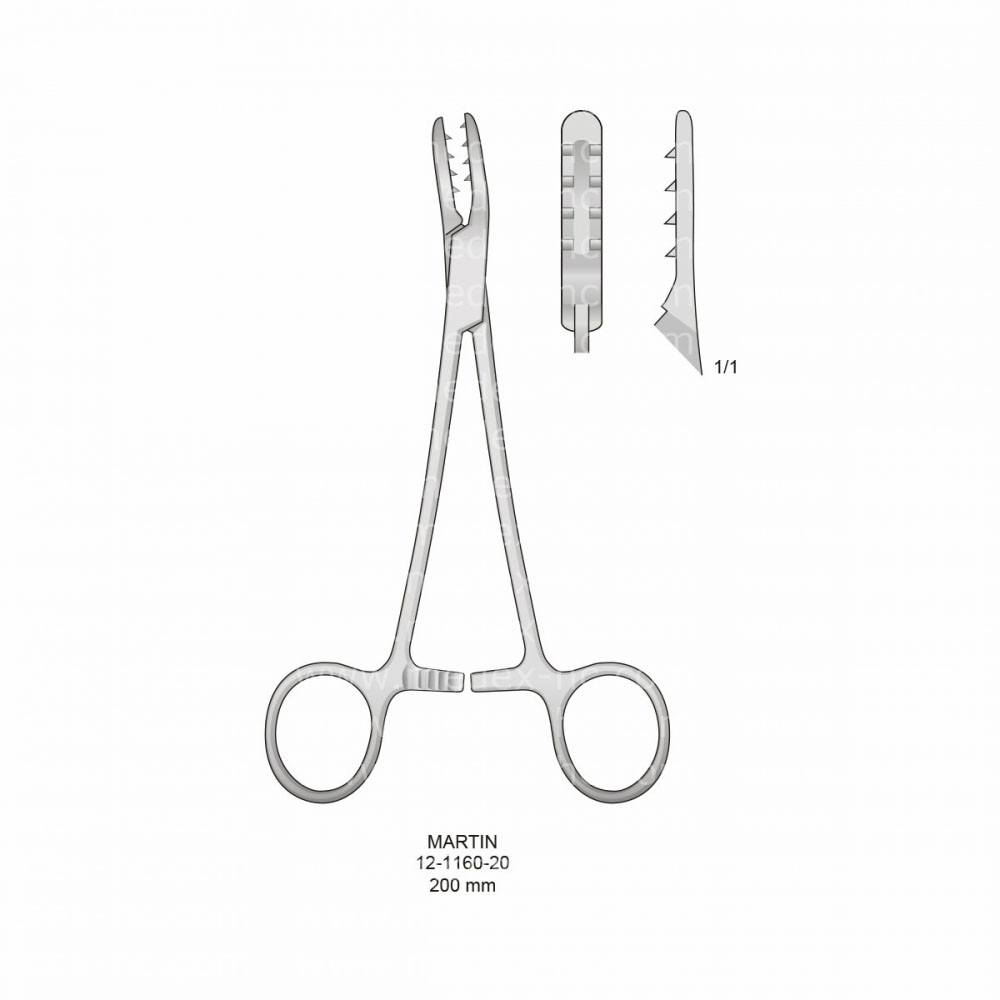 Martin Bone Holding Forceps