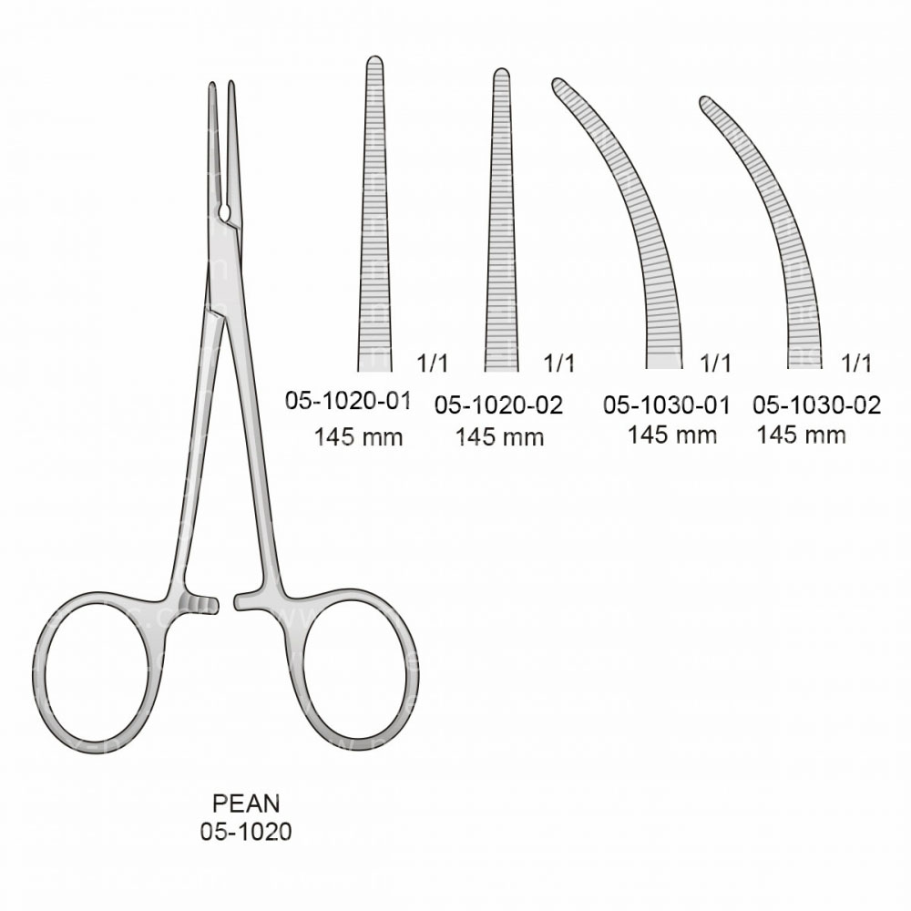 Pean Hemostatic Forceps