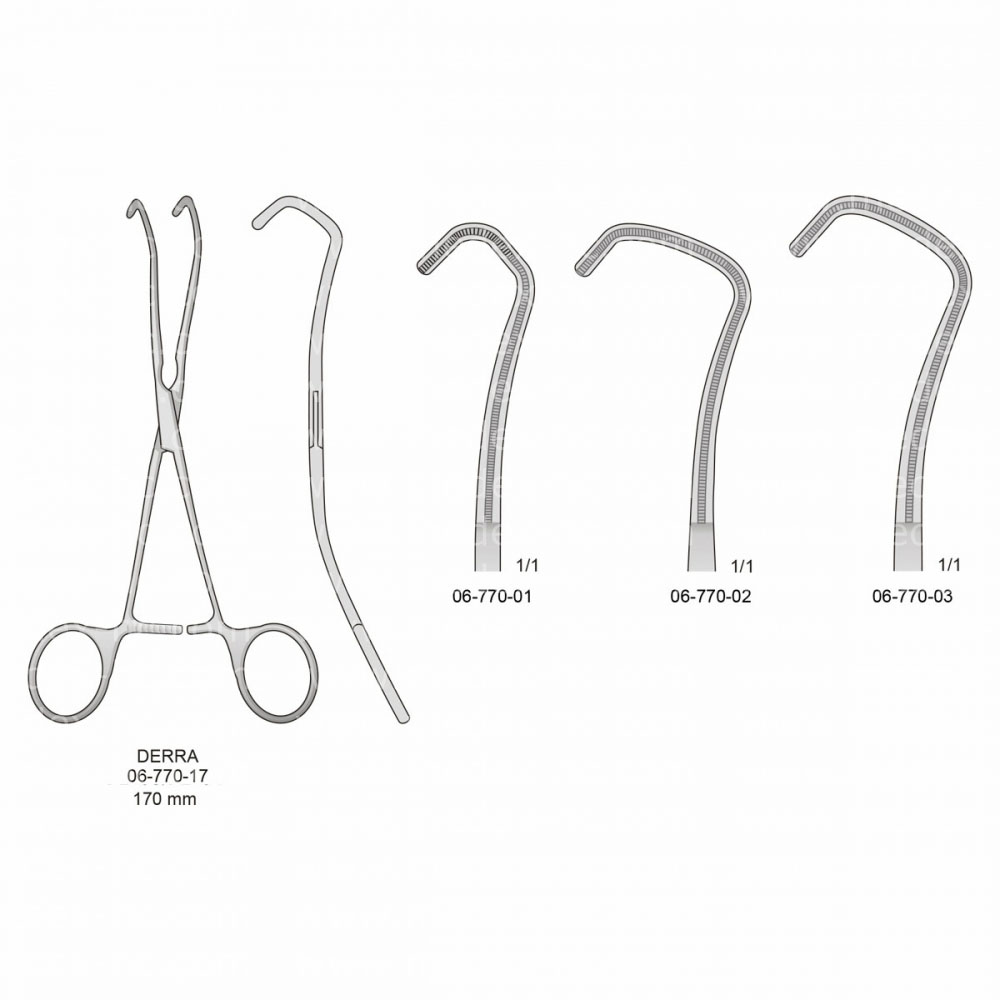 Derra Atraumatic Vessel Clamps