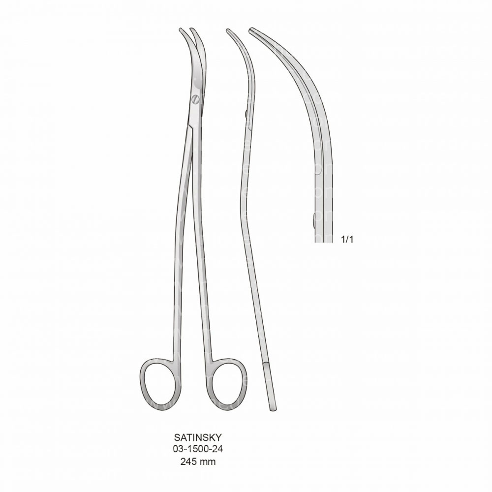 Satinsky Operating Scissors