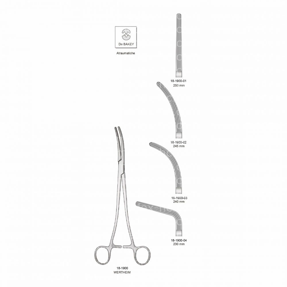 Wertheim Atraumatic Vessel Clamps