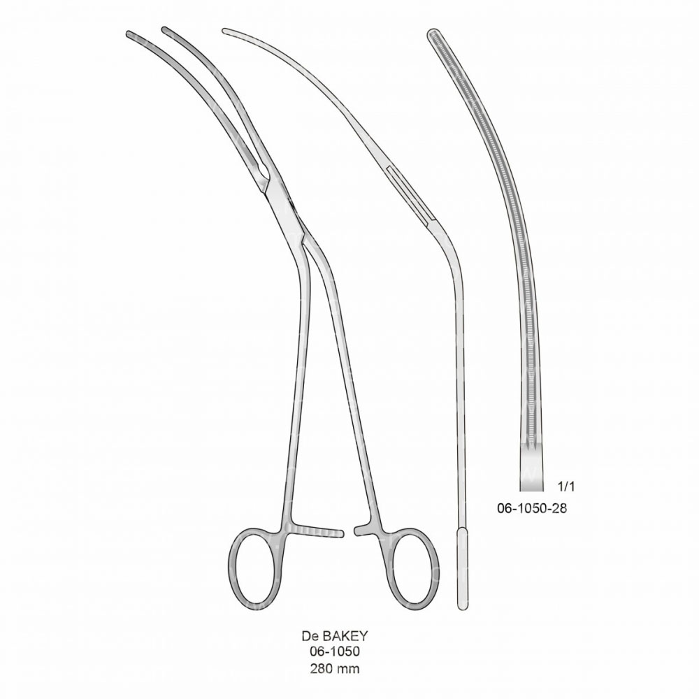 De Bakey Atraumatic Vessel Clamps