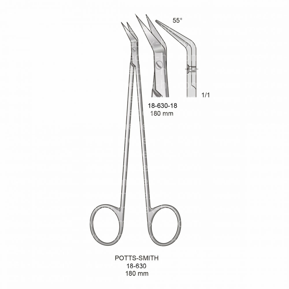 Potts-Smith Vascular Scissors